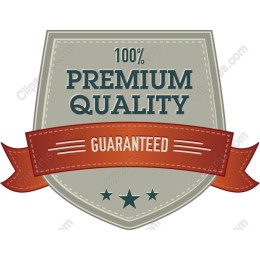 100% Premium Quality Guaranteed Badge