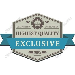 Highest Quality Exclusive Badge