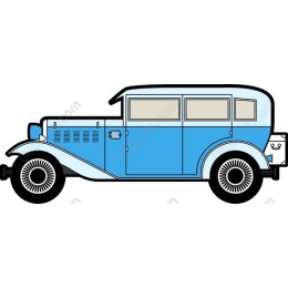 Vintage Blue Car