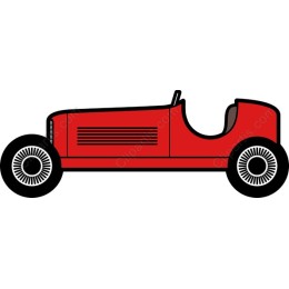 Vintage Red Car