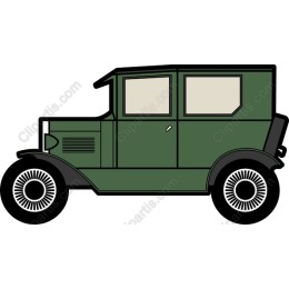 Vintage Green Car