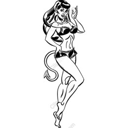 Playful Lingerie Character