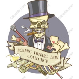 Roaring Twenties Skull Collection