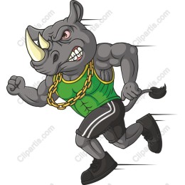 Running Rhinoceros