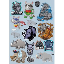 Rhino Collection - Fun Clipart Set