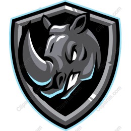 Rhinoceros Shield Emblem