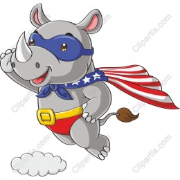 Superhero Rhino