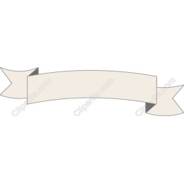 Elegant Blank Ribbon Banner