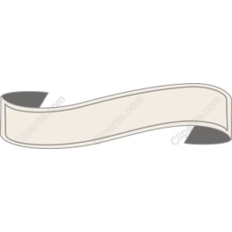 Elegant Curved Ribbon Banner