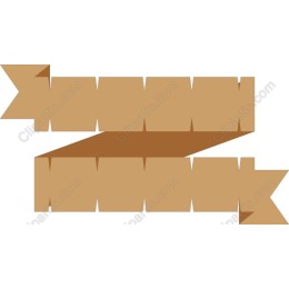 Elegant Brown Ribbon
