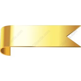 Elegant Gold Ribbon Banner