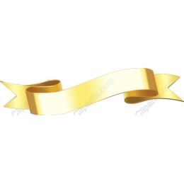 Elegant Golden Ribbon