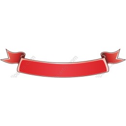 Elegant Red Ribbon Banner