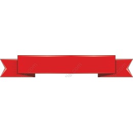 Vibrant Red Ribbon Banner