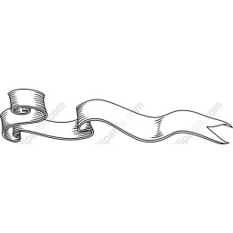 Elegant Scroll Ribbon