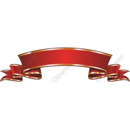 Elegant Red Ribbon Banner