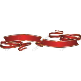 Red Decorative Ribbon