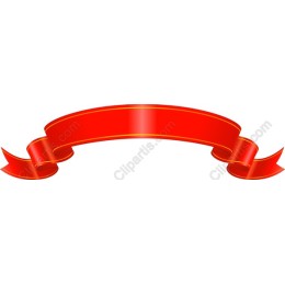 Elegant Red Ribbon Banner