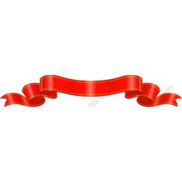 Red Decorative Ribbon