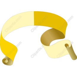 Elegant Yellow Ribbon