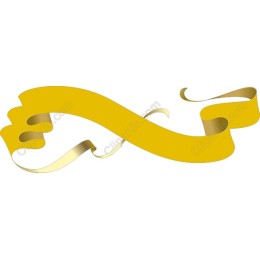 Elegant Yellow Decorative Ribbon