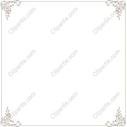 Vintage Ornate Frame Clipart