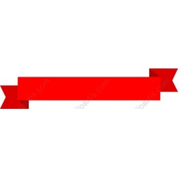Vibrant Red Ribbon Banner