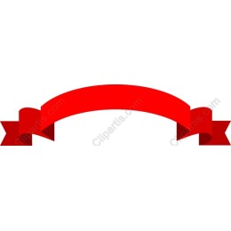 Elegant Red Ribbon Banner