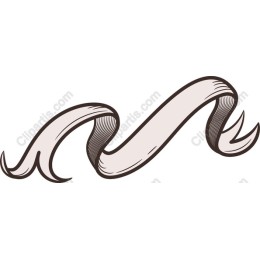 Elegant Ornamental Ribbon Banner