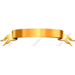 Golden Ribbon Banner