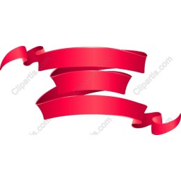 Vibrant Red Ribbon Banner