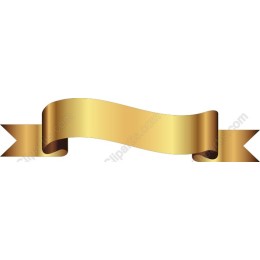 Elegant Gold Ribbon Banner
