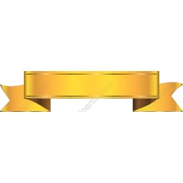Golden Ribbon Banner