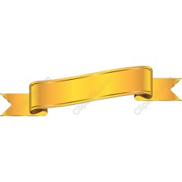 Gold Ribbon Banner