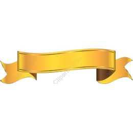 Gold Ribbon Banner