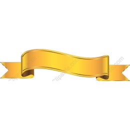 Elegant Golden Ribbon Banner