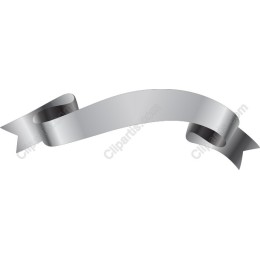 Elegant Silver Ribbon