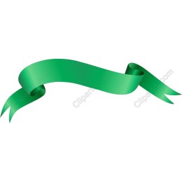 Elegant Green Ribbon