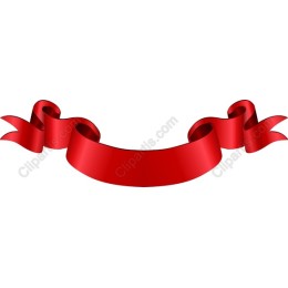 Vibrant Red Ribbon Banner