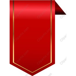 Elegant Red Ribbon Banner