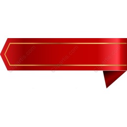 Elegant Red Ribbon Banner