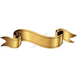 Elegant Golden Ribbon for Creative