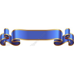 Elegant Blue Decorative Ribbon