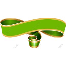 Elegant Green Ribbon