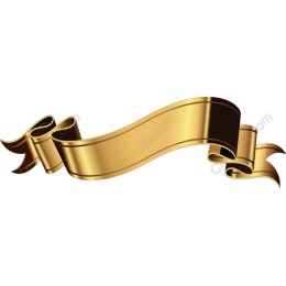 Gold Ribbon Banner