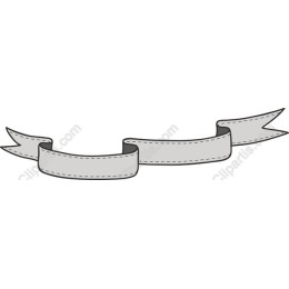 Elegant Grey Ribbon