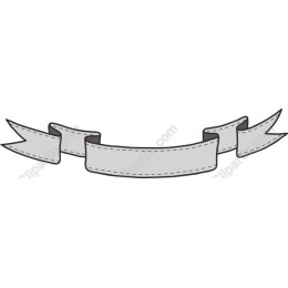 Elegant Ribbon Banner Clipart