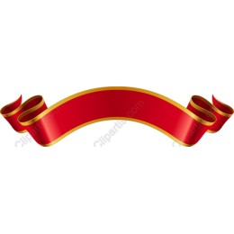 Elegant Red Ribbon Banner