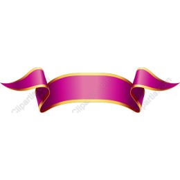 Elegant Purple and Gold Ribbon