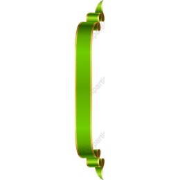 Elegant Green Ribbon Banner